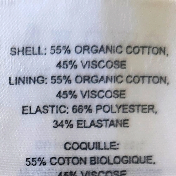 Aritzia Wilfred Crop Top Blue/White Lace Straps Ruffle Hem Sz M - Picture 10 of 13